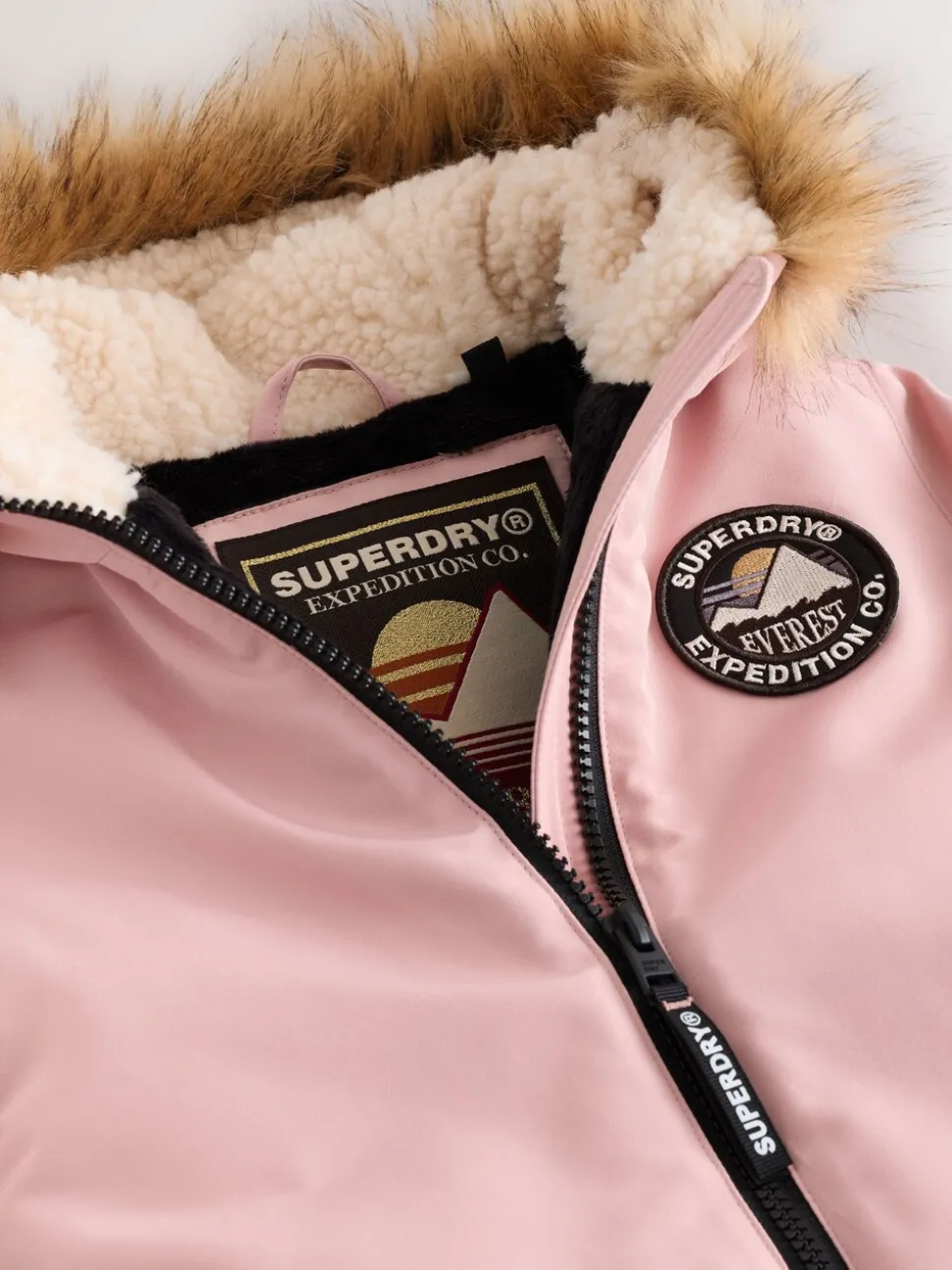 Superdry Light Pink Everest Snowsuit