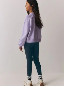 Superdry Lilac and Navy Leggings Set