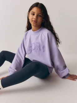 Superdry Lilac and Navy Leggings Set