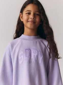 Superdry Lilac and Navy Leggings Set