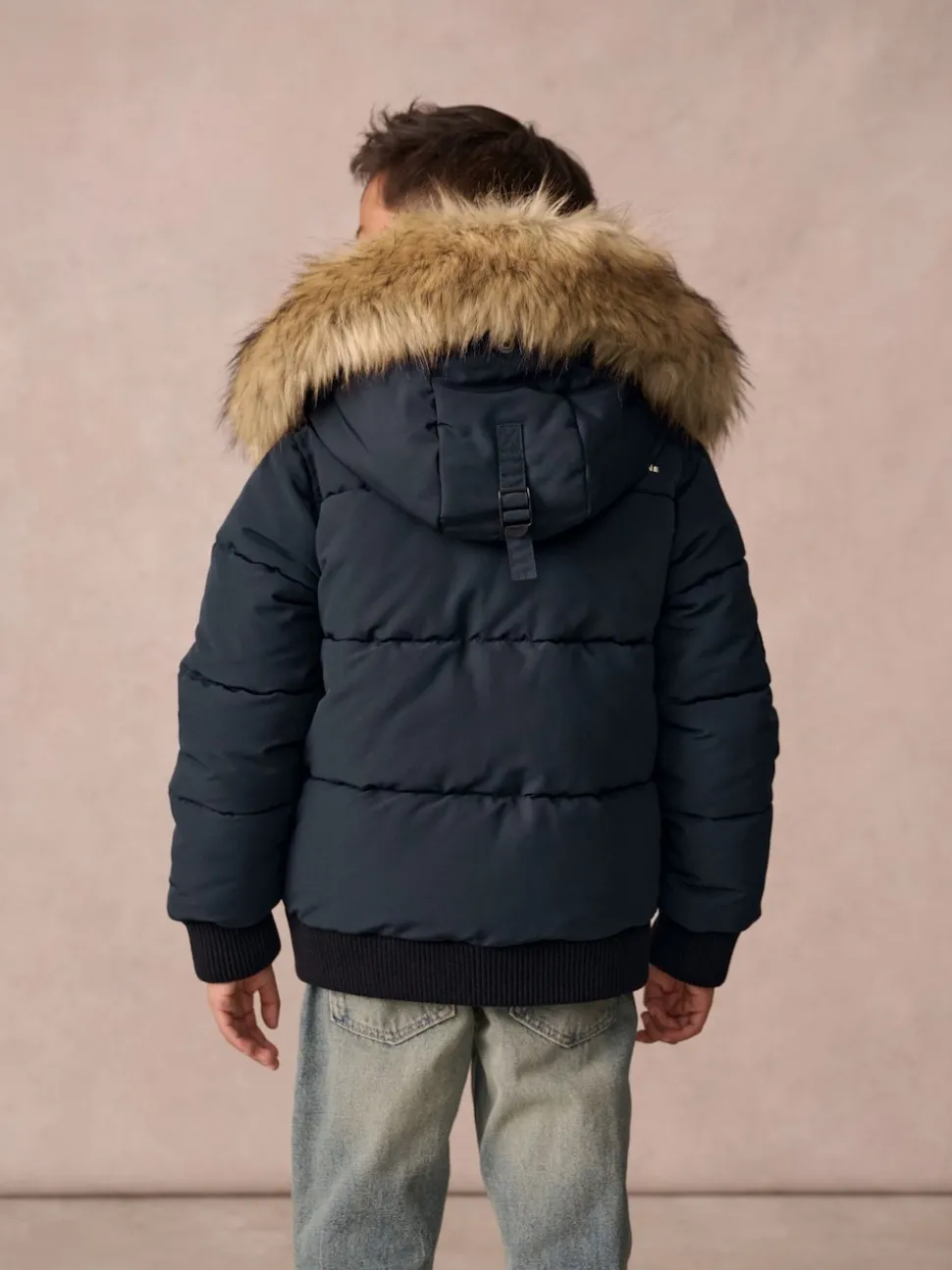 Superdry Navy Everest Bomber Coat
