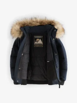 Superdry Navy Everest Bomber Coat