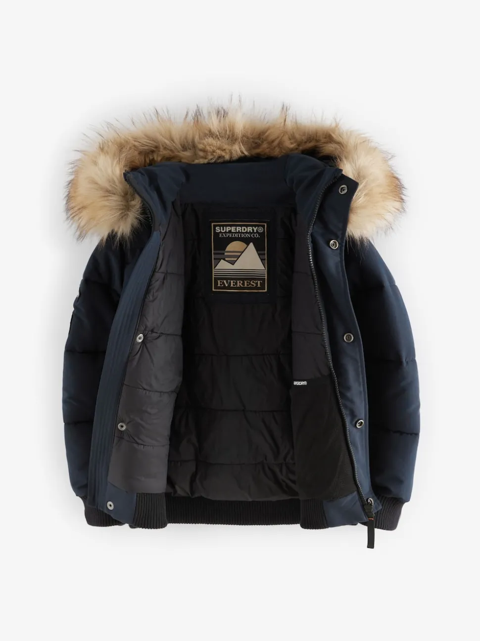 Superdry Navy Everest Bomber Coat