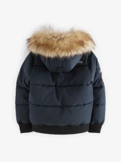 Superdry Navy Everest Bomber Coat