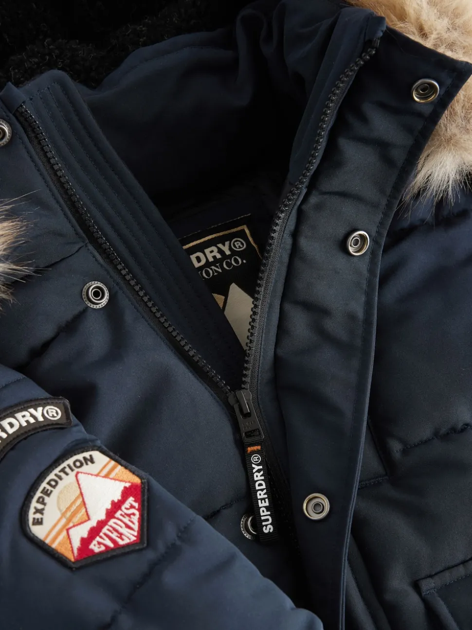Superdry Navy Everest Bomber Coat