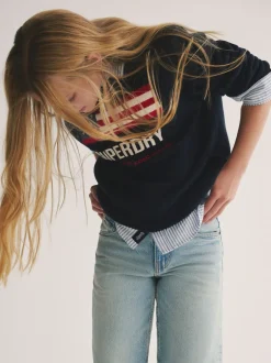 Superdry Navy Flag Knit Jumper