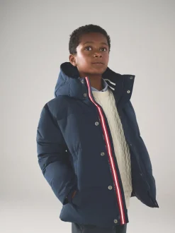 Superdry Navy Puffer Coat