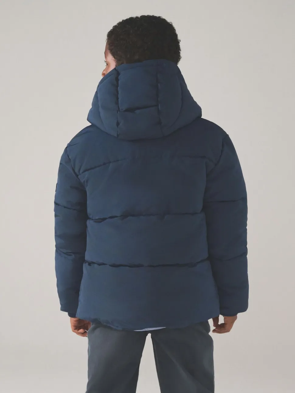Superdry Navy Puffer Coat