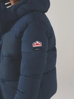 Superdry Navy Puffer Coat