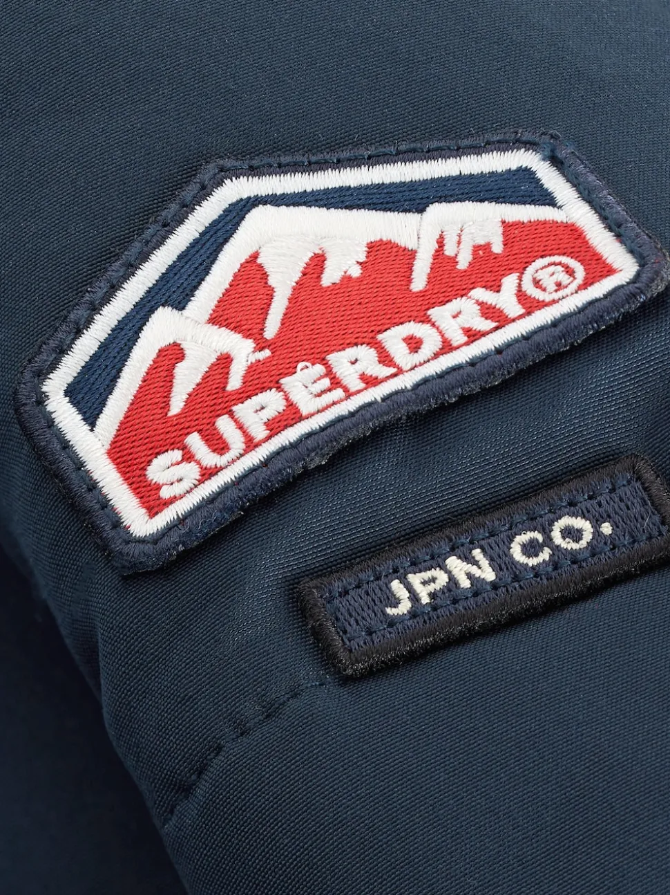 Superdry Navy Puffer Coat