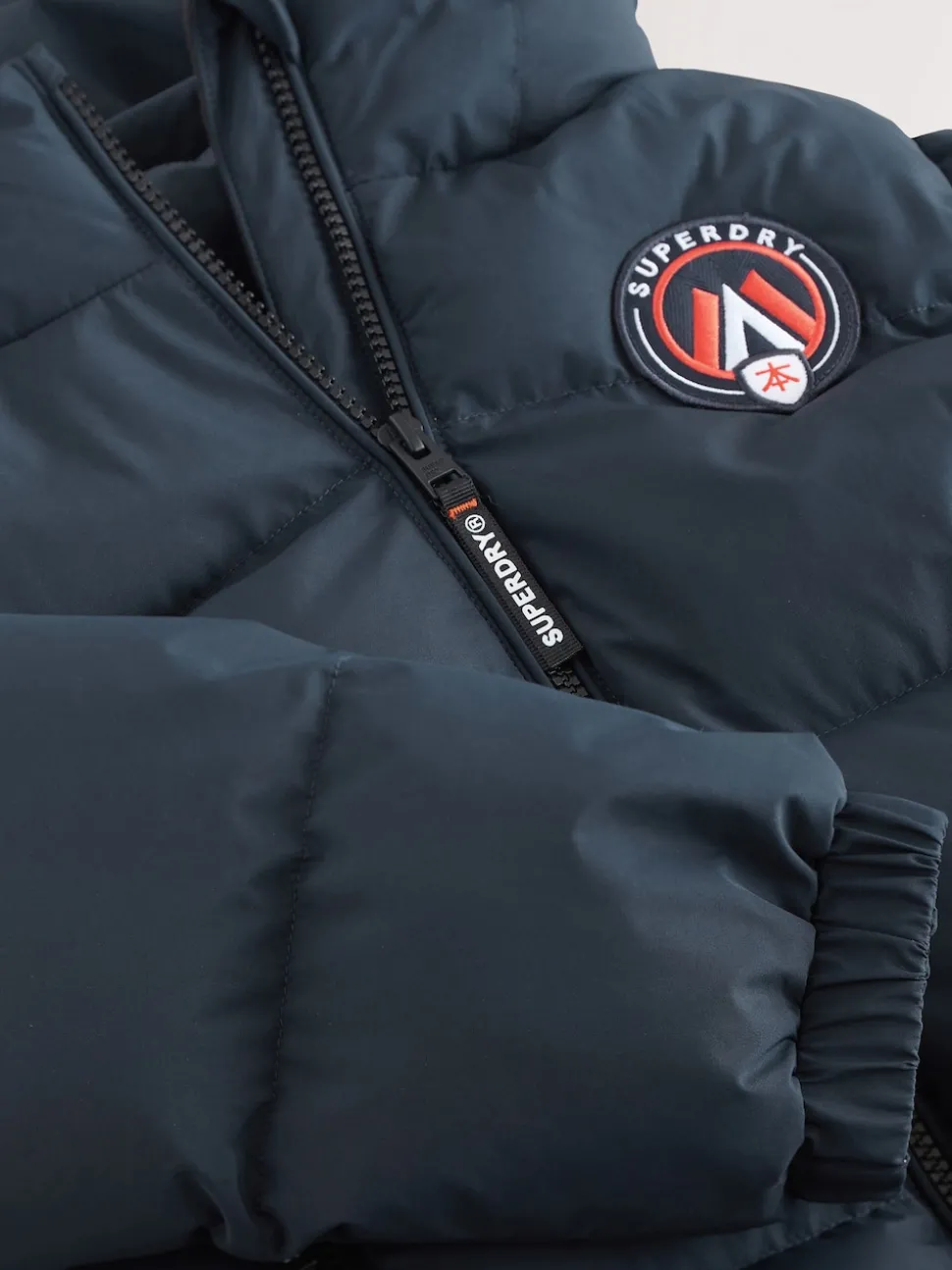Superdry Navy Sports Puffer Coat