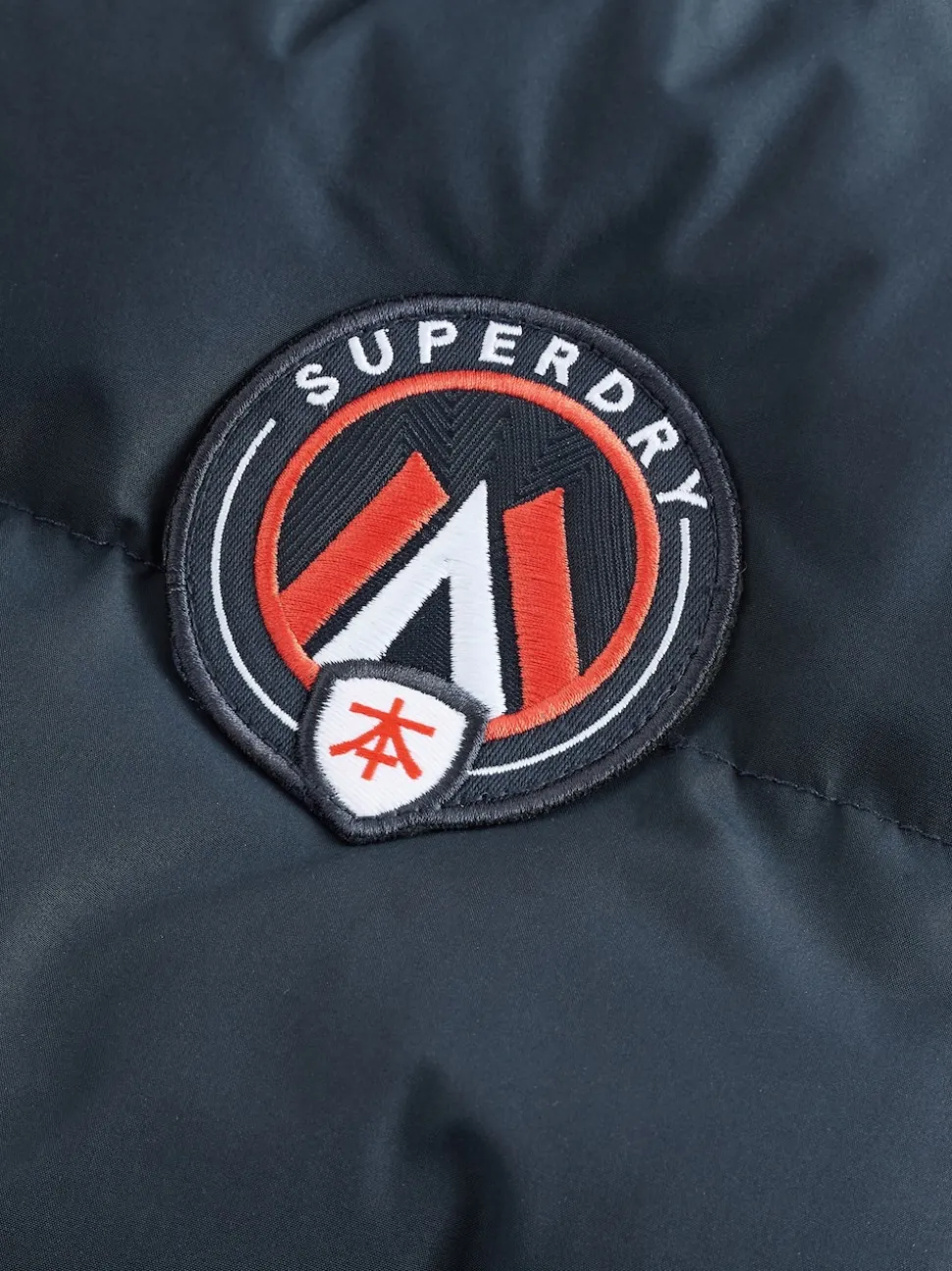 Superdry Navy Sports Puffer Coat