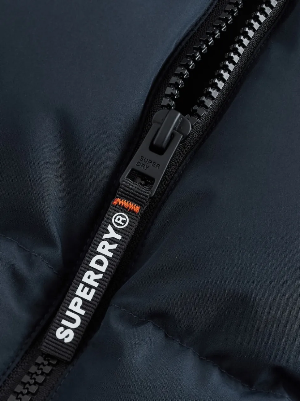 Superdry Navy Sports Puffer Coat