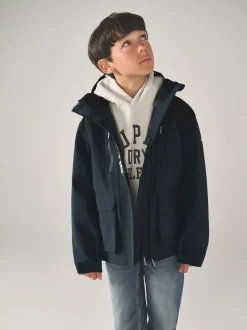 Superdry Navy Waterproof Jacket