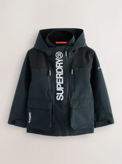 Superdry Navy Waterproof Jacket