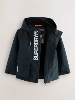 Superdry Navy Waterproof Jacket
