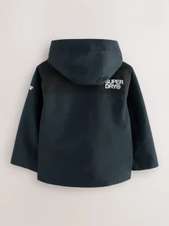 Superdry Navy Waterproof Jacket