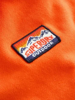 Superdry Orange Zip Through Hoodie