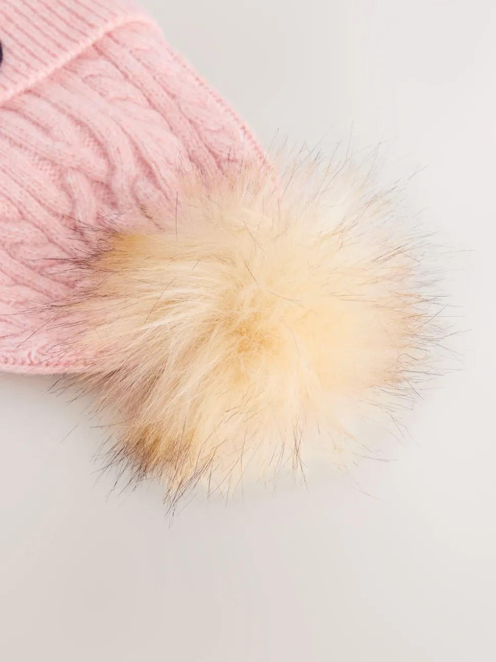 Superdry Pink Pom Hat and Gloves Set