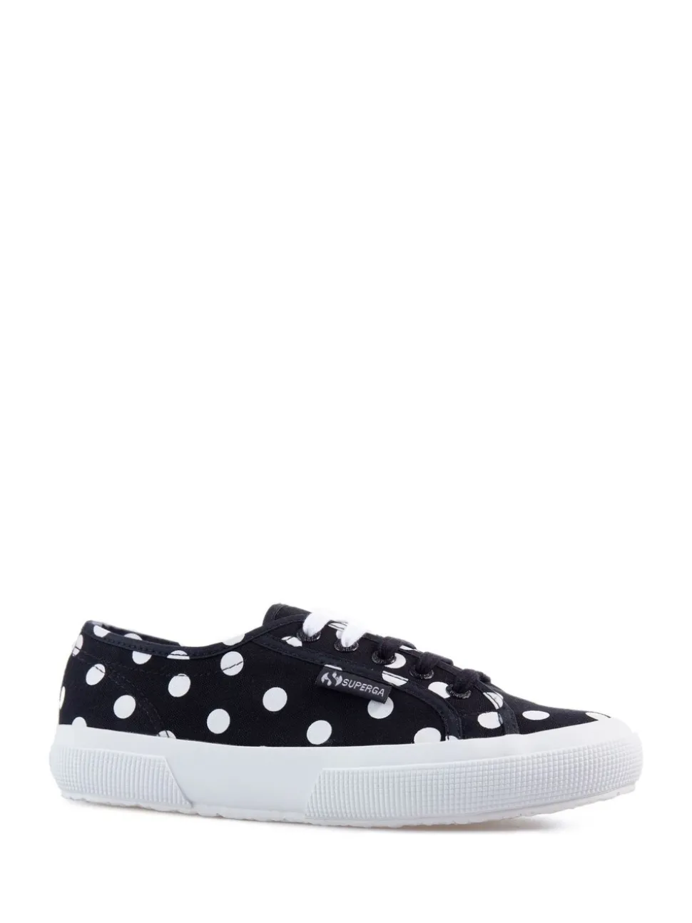 Superga 2750 Polka Dots Black Trainers
