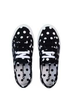 Superga 2750 Polka Dots Black Trainers