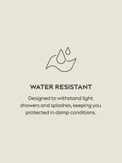 Tan Brown / Ecru Borg Water Resistant Boots