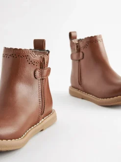 Tan Brown Standard Fit (F) Chelsea Ankle Boots