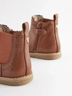 Tan Brown Standard Fit (F) Chelsea Ankle Boots
