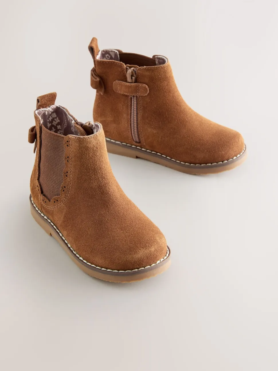 Tan Brown Standard Fit (F) Chelsea Ankle Boots