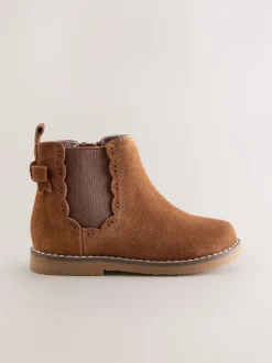 Tan Brown Standard Fit (F) Chelsea Ankle Boots
