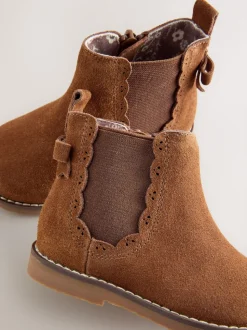 Tan Brown Standard Fit (F) Chelsea Ankle Boots