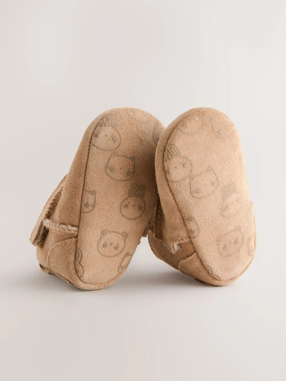 Tan Brown Suede Baby Pull-On Boots (0-24mths)