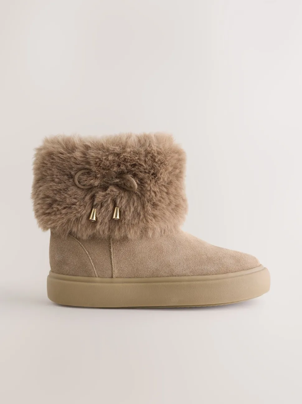 Tan Brown Water Repellent Suede Boots