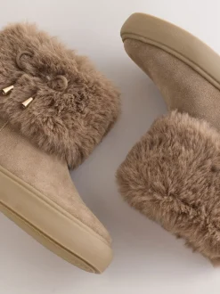 Tan Brown Water Repellent Suede Boots