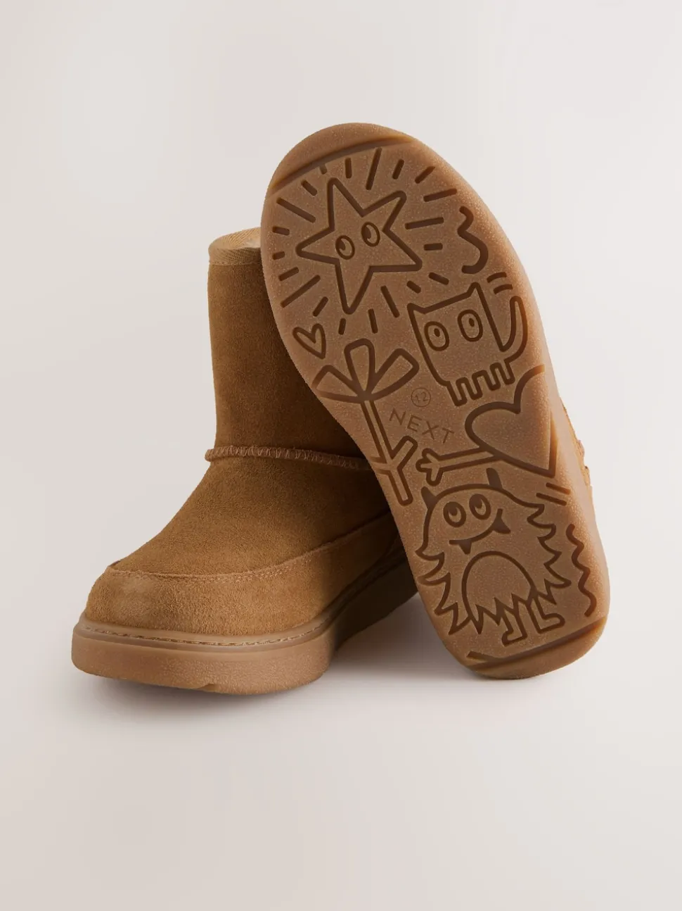 Tan Brown Water Repellent Suede Boots