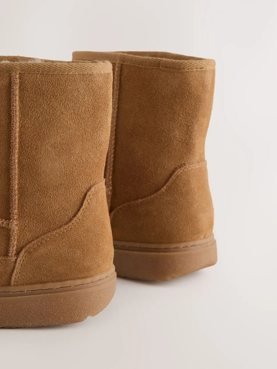 Tan Brown Water Repellent Suede Boots