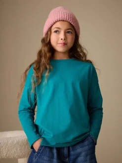 Teal Blue Long Sleeve Top (3-16yrs)