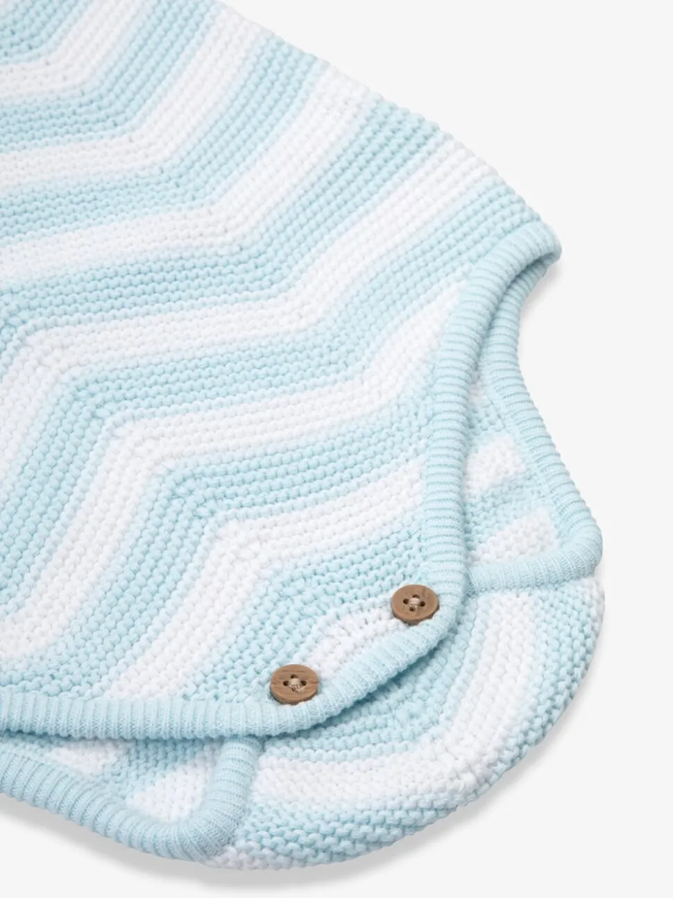 The Little Tailor Baby Chevron Design Knitted 100% Cotton Romper