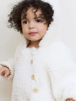 The Little Tailor Baby Chunky Sherpa Fleece Pramsuit