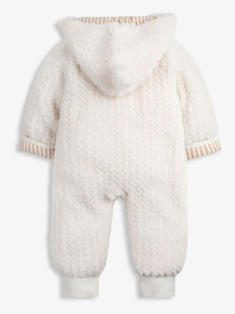 The Little Tailor Baby Chunky Sherpa Fleece Pramsuit