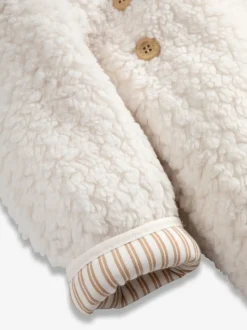 The Little Tailor Baby Chunky Sherpa Fleece Pramsuit
