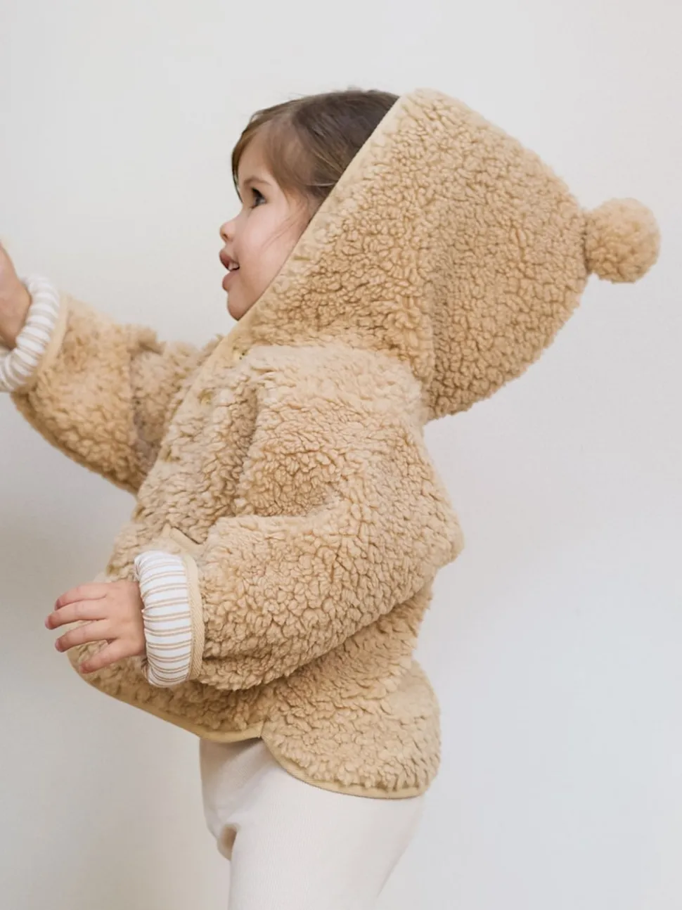 The Little Tailor Baby Chunky Sherpa Fleece Jacket