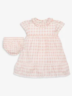 The Little Tailor Baby 100% Cotton Dress And Bloomer Set