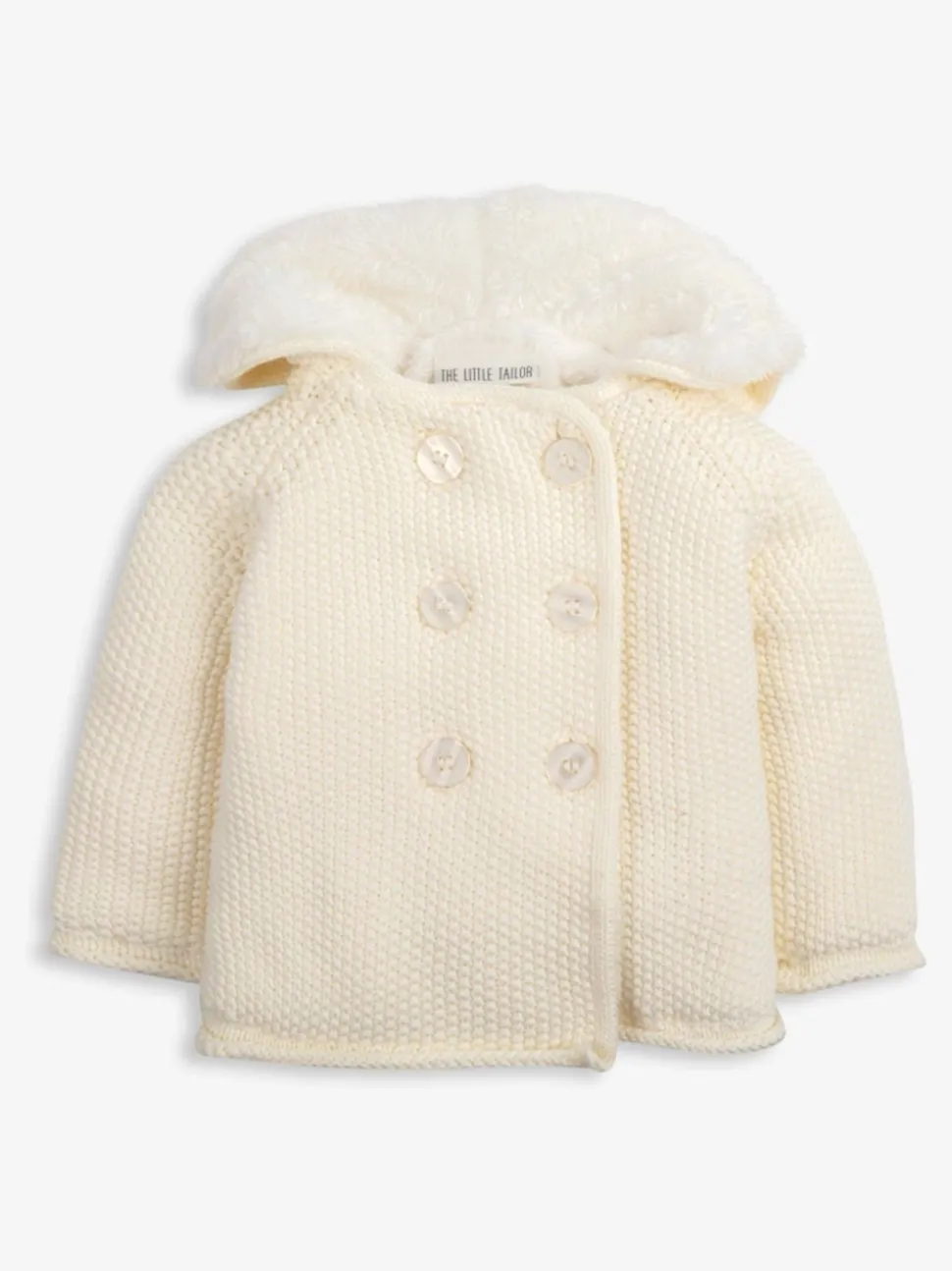 The Little Tailor Baby 100% Cotton Plush Lined Pixie Pram Coat