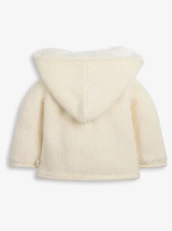 The Little Tailor Baby 100% Cotton Plush Lined Pixie Pram Coat
