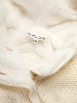 The Little Tailor Baby 100% Cotton Plush Lined Pixie Pram Coat