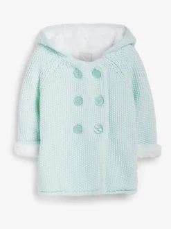 The Little Tailor Baby 100% Cotton Plush Lined Pixie Pram Coat