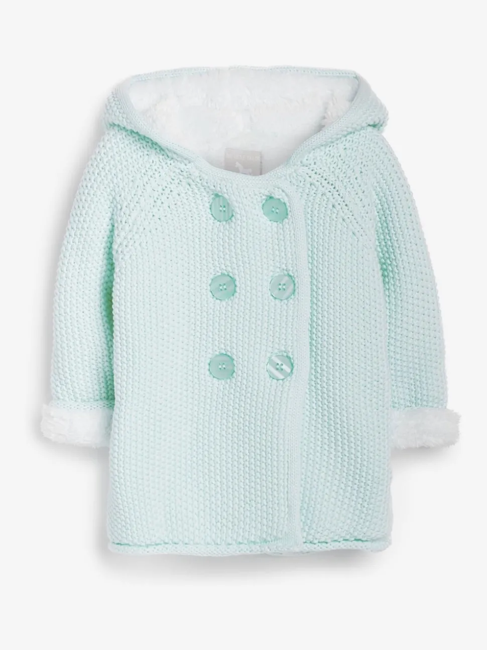 The Little Tailor Baby 100% Cotton Plush Lined Pixie Pram Coat