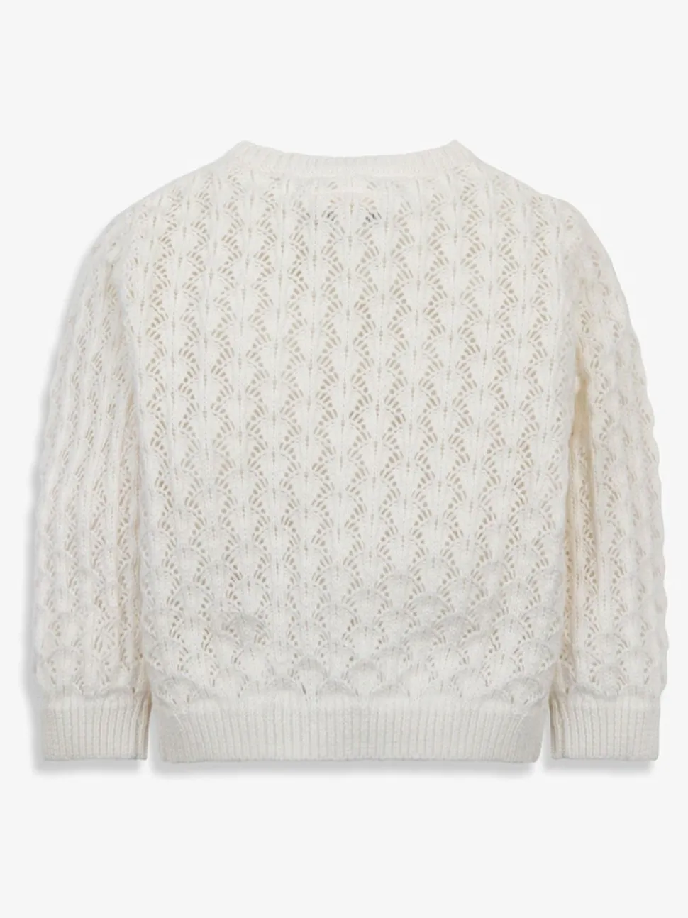 The Little Tailor Baby 100% Cotton Scallop Design Pointelle Cardigan
