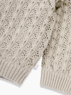 The Little Tailor Baby 100% Cotton Scallop Design Pointelle Cardigan
